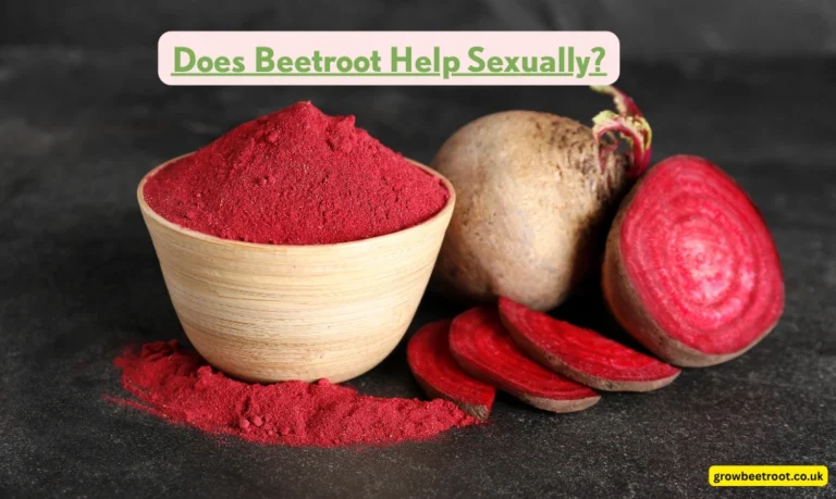 does beetroot help sexually?
